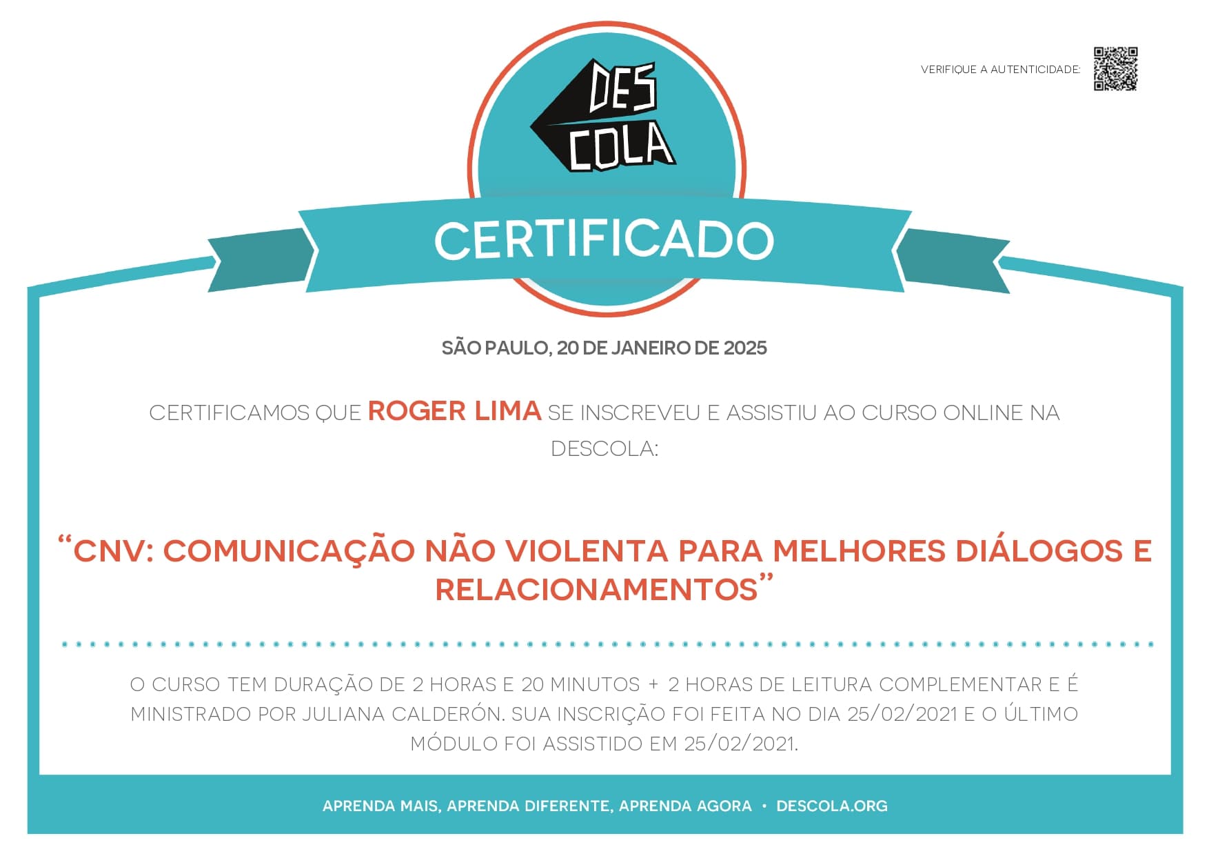 CNV: Comunicação Não Violenta